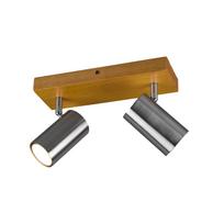 Šviestuvas lubų Trio Marley 812400107, GU10, 2 x 35 W, sidabro sp.