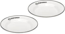 Lėkštė Petromax, emaliuotas plienas, 26 cm, balta sp., 2 vnt.