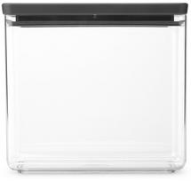 Birių produktų indas Brabantia Tasty+ 229961, 3.5 l, skaidri sp./juoda sp.