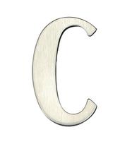 Raidė "C" Haushalt, 6.1 cm x 3.49 cm, nerūdijantysis plienas, nerūdijančiojo plieno sp.
