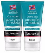 Kojų kremas Neutrogena Immediately Absorbed, 100 ml, 2 vnt.