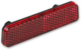 Atšvaitas, bagažo vežimėliams ACID SLIM Standard 646201, plastikas/plienas, juoda sp./raudona sp.