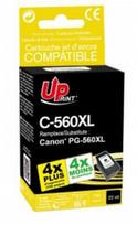 Rašalinio spausdintuvo kasetė Uprint PG-560XL, juoda sp., 22 ml