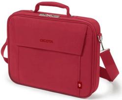 Nešiojamų kompiuterių krepšys Dicota Eco Multi BASE, raudona sp., 15-17.3"