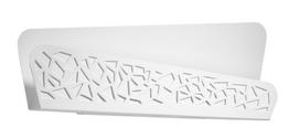 Šviestuvas sieninis Sollux Antares Triangular 10516332, G9, 2 x 40 W, balta sp.