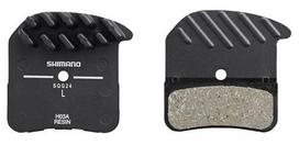 Stabdžių kaladėlės Shimano H03A, nerūdijantysis plienas/derva, juoda sp., 2 vnt.
