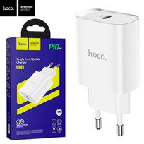 Adapteris Hoco LAD_N14, USB Type C, balta sp., 20 W