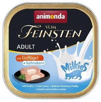 Šlapias kačių maistas Animonda Vom Feinsten Pultry + Cream Core, paukštiena, 0.1 kg
