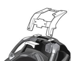 Įvarų rinkinys Shad Piaggio MP3 RL (07-21), juoda sp.