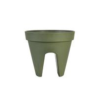 Balkoninis vazonas Domoletti M-LQ25, spw, Ø 25 cm, žalia sp.
