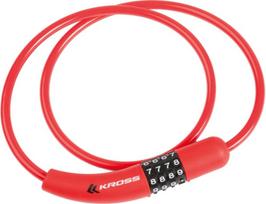 Raktas Kross KZS 250, plastikas/metalas, raudona sp.