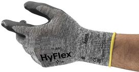 Darbo pirštinės atsparios įpjovimui Ansell HyFlex 11-801, suaugusiems, pilka sp., 11