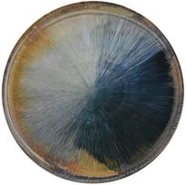 Lėkštė pietų Ambition Madera, Ø 27 cm, mėlyna sp./rusva sp.