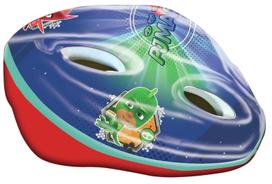 Dviratininkų šalmas PJ Masks, mėlyna sp./raudona sp./žalia sp., 52-56 cm