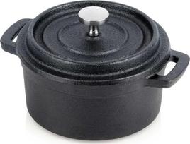 Ketaus puodas Vilde Cast Line, 10 cm, 0.25 l, juoda sp.