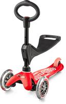 Vaikiškas paspirtukas Micro Mini 3in1 Deluxe, raudona sp.
