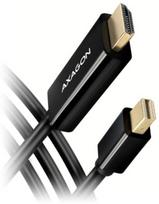 Kabelis Axagon RVDM-HI14C2 HDMI, Mini Displayport, 1.8 m, juoda sp.