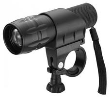 Dviračių žibintas 2K HW JY-359, plastikas/metalas, juoda sp.