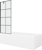 Vonia su sienele, laisvai pastatoma Mexen Vega, 170 cm x 70 cm x 40 cm, stačiakampis, balta sp.