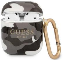 Ausinių dėklas Guess Gua2ucamg AirPods, ruda sp./aukso sp.