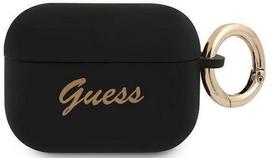 Ausinių dėklas Guess Vintage Script, juoda sp.