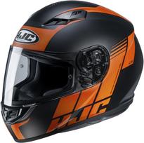Motociklininko šalmas Hjc CS-15 Mylo, L, juoda sp./oranžinė sp.