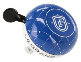 Dviračio skambutis Kross XLL Gong LeGrand, metalas, mėlyna sp./balta sp.