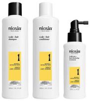 Plaukų priežiūros priemonių rinkinys Nioxin System 1 Kit, 3 vnt.