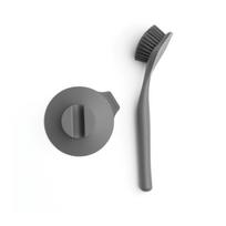 Indų plovimo šepetys Brabantia, 11 cm, pilka sp., plastikas