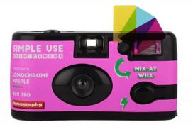 Juostinis fotoaparatas Lomography Reloadable Film Camera LomoChrome Purple, violetinė sp.
