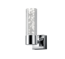 Šviestuvas sieninis Trio Bolsa 282410106, LED, 3000 °K, 1 x 3.2 W, skaidri sp. / chromo sp.