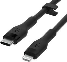 Kabelis Belkin BoostCharge USB-C for Lightning, 1x USB Type-C/1 x Lightning, 200 cm, juoda sp., 15 W