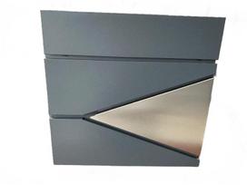Pašto dėžutė Haushalt PW-612-10, pilka sp., 15 cm x 37 cm x 37 cm