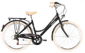 Dviratis miesto Kenzel Missy Royal, 26 ", 17'' rėmas, juoda sp.