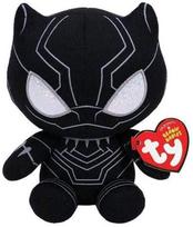 Pliušinis žaislas TY Marvel Avengers Black Panther, juoda sp., 15 cm