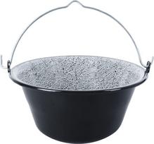 Puodas Orion, plienas, 40 cm, 13 l, juoda sp.