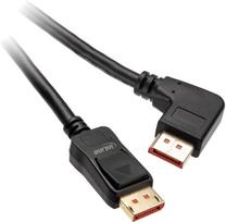 Kabelis InLine DisplayPort - DisplayPort 8K Right Angled 17153R Displayport, Displayport, 3 m, juoda sp.