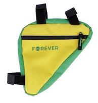 Dviračio krepšys Forever Outdoor FB-100, poliesteris, geltona sp./žalia sp.
