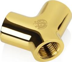 Jungtis BitsPower Y-Splitter 3x G1/4", aukso sp.