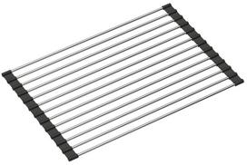Indų džiovykla Quadron Qmat, 38 cm x 25 cm, nerūdijantysis plienas, sidabro sp./juoda sp.