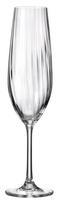 Šampano taurių komplektas Bohemia Royal Crystal Sarah Optic 1SI80/260, krištolas, 0.260 l, 6 vnt.