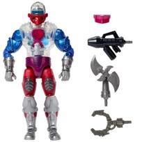 Žaislinė figūrėlė, su priedais Mattel Masters Of The Universe New Eternia Roboto, 17.7 cm, skaidri sp./mėlyna sp./raudona sp.