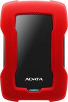 Kietasis diskas Adata HD330, HDD, 2 TB, raudona sp.