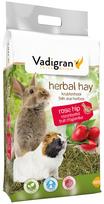 Maistas graužikams Vadigran Herbal Hay Rose Hip, šinšiloms/triušiams/jūrų kiaulytėms, 0.5 kg