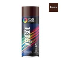 Aerozoliniai dažai Pentacolor Universal, paprastieji, ruda (ral 8017), 0.4 l