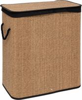 Skalbinių dėžė 5five Simply Smart Luxe, 100 l, ruda sp., 32 cm x 52 cm x 63 cm