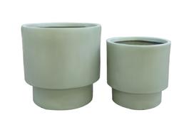 Gėlių vazonas Domoletti LT14766-1S, keramika/molis, Ø 24 cm, žalia sp.