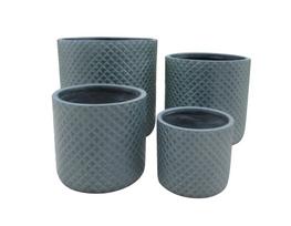 Gėlių vazonas Domoletti LT13824-4S, keramika/molis, Ø 50 cm, žalia sp.