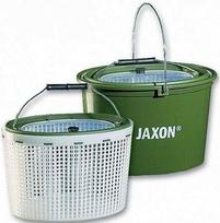 Kibiras Jaxon Bucket RH-165, 30 cm, 6 l, balta sp./žalia sp.