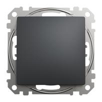 Mygtukinis jungiklis Schneider Electric Sedna Design, 1 kl., antracito sp.